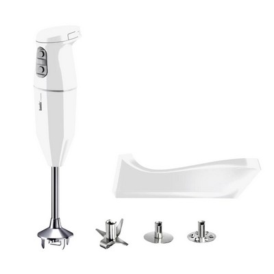 Bamix - Frullatore a Immersione Cordless Plus - Bianco